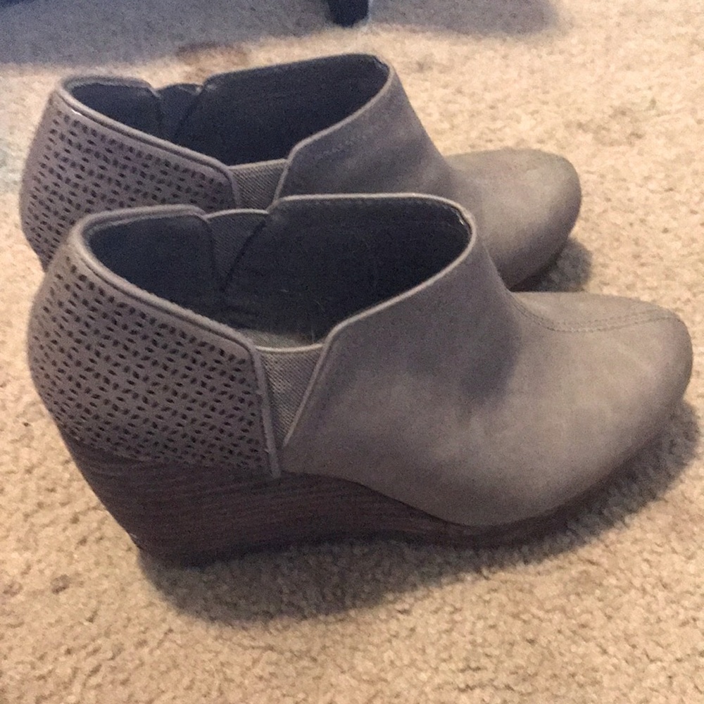 Dr.Scholls vintage gray womens heels size 7.5